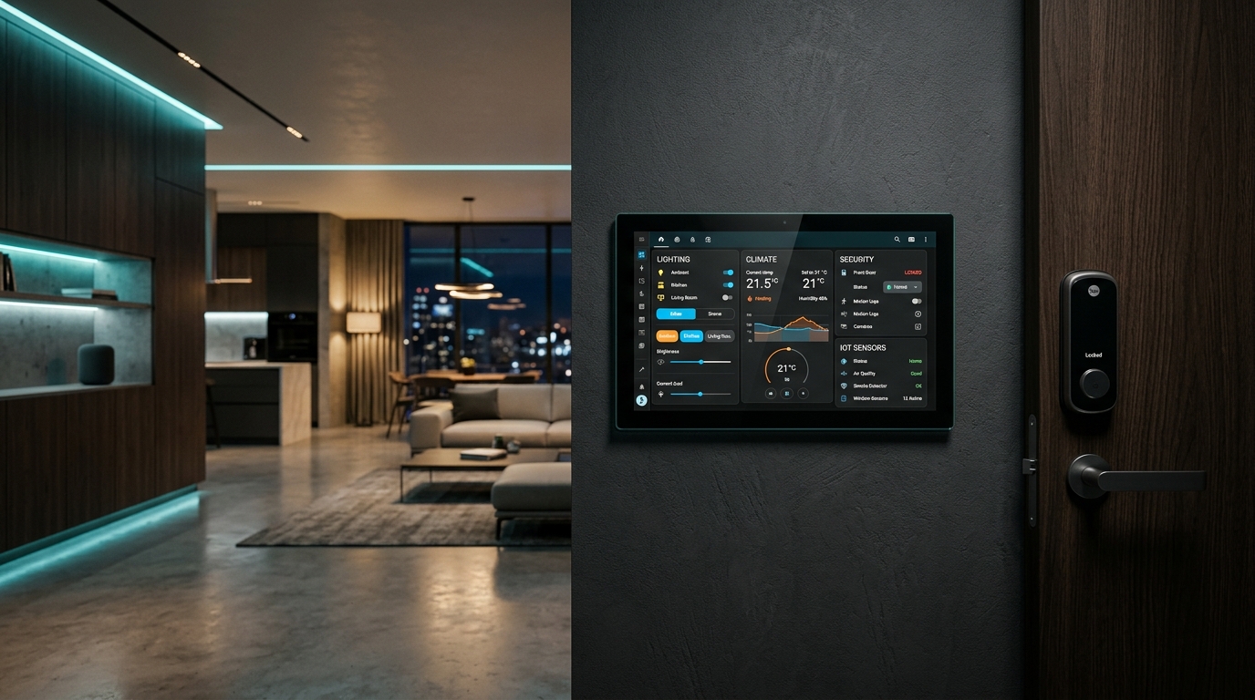 Luxury smart home IoT wall tablet
